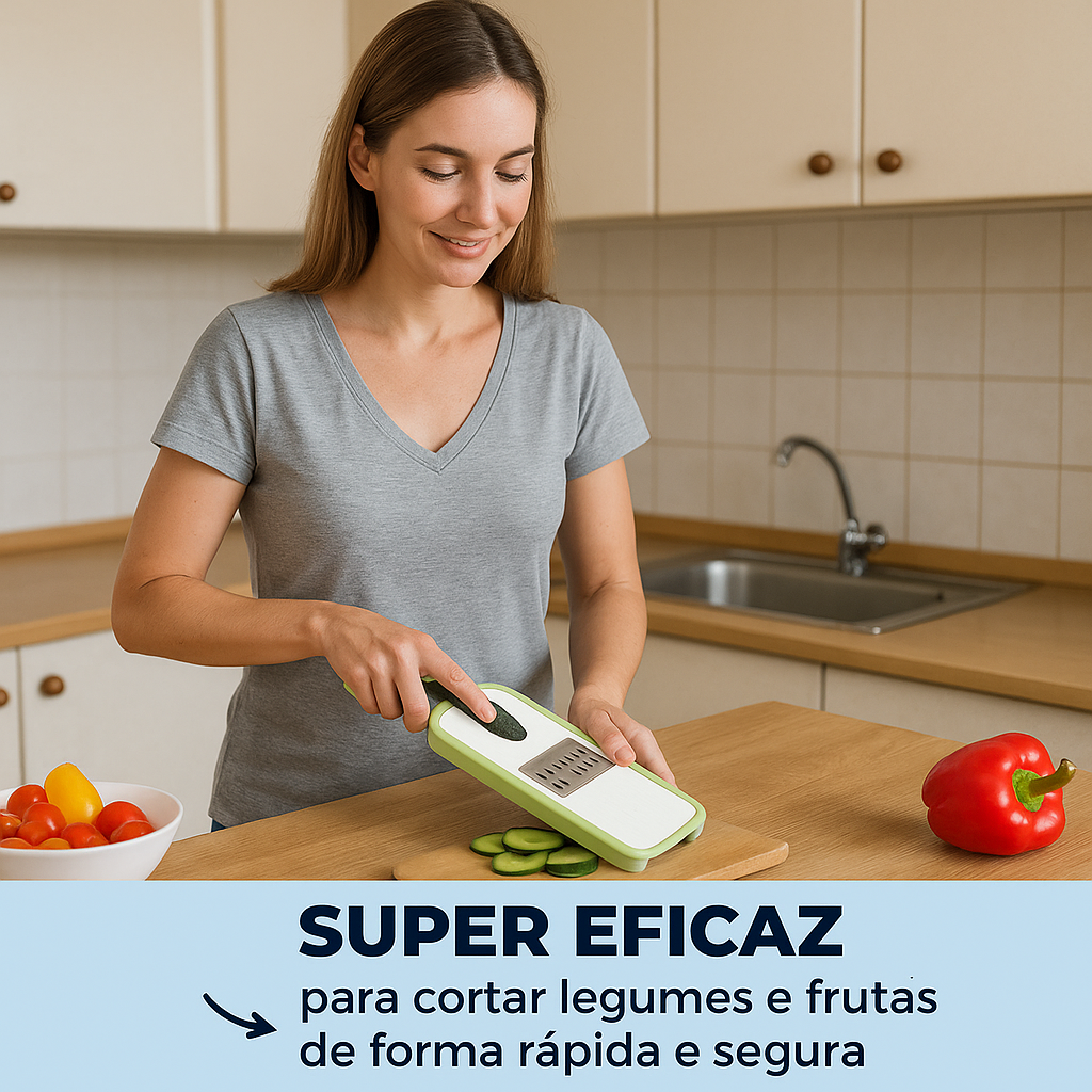 Cortador Mandolina SafePrep 6 em 1