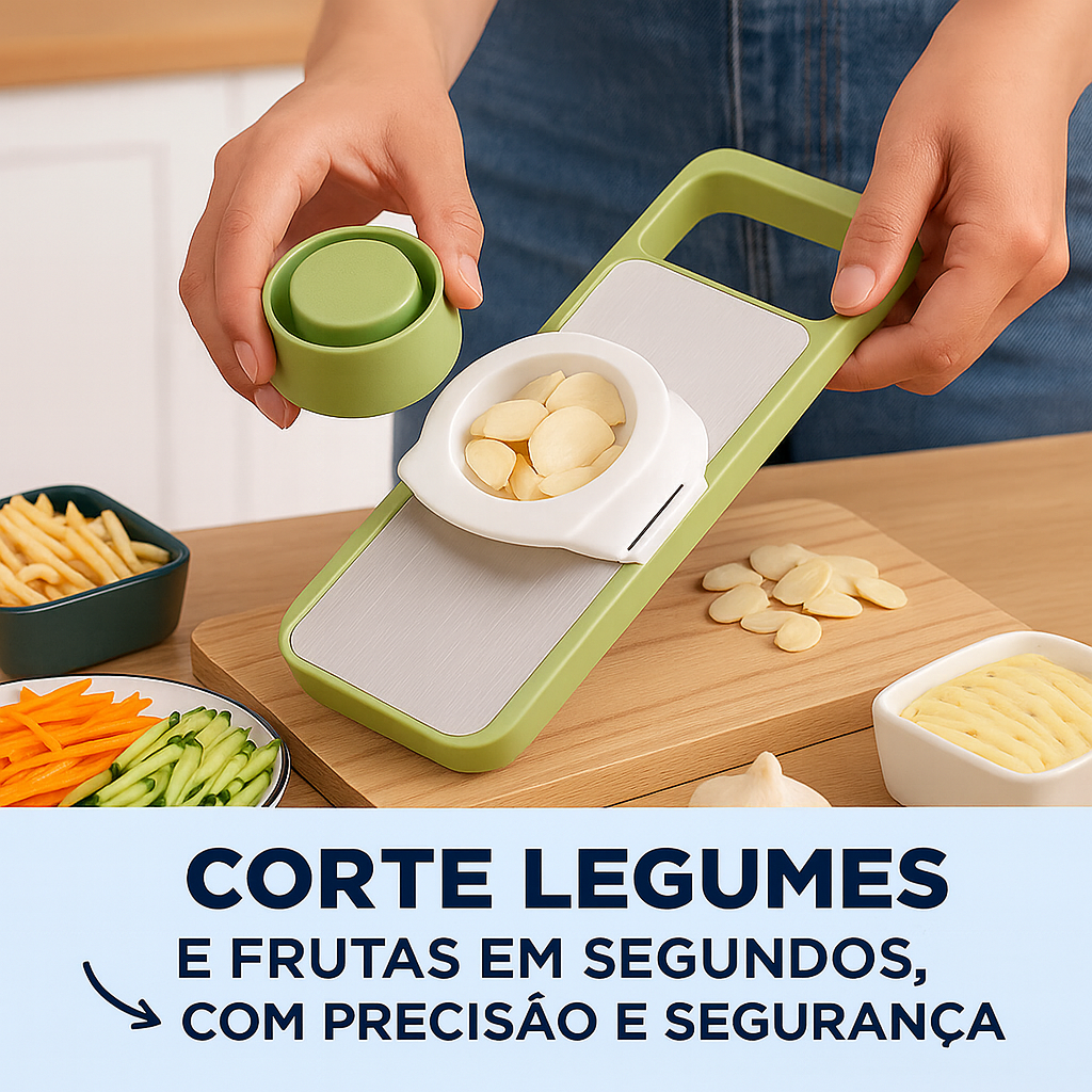 Cortador Mandolina SafePrep 6 em 1